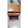 Image 4 : PAIR OF MAHOGANY FINISH 3 DRAWWR NIGHTSTANDS