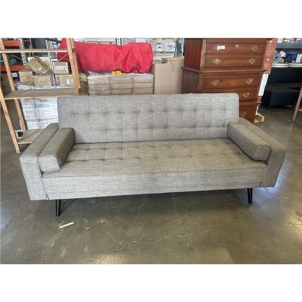 GREY FABRIC CLICK CLACK SOFA