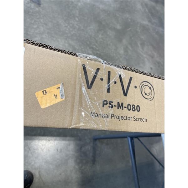 VIVO 80" MANUAL PROJECTOR SCREEN