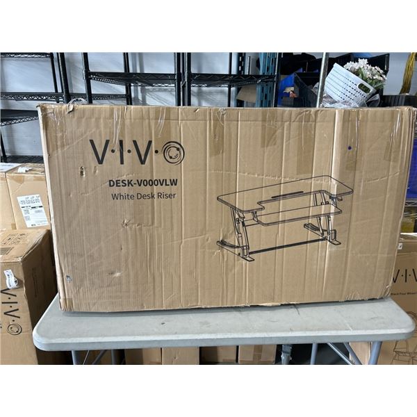 VIVO WHITE DESK RISER