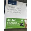 Image 2 : INSIGNIA 33-46" FULL MOTION TV WALL MOUNT, RETAIL $129