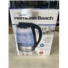 Image 1 : HAMILTON BEACH 1.7L GLASS ELECTRIC KETTLE - TESTED WORKING