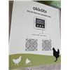 Image 4 : 2 OKKOBI OBI 12 EGG INCUBATORS MODEL, AND OKKOBI SOLAR FAN FOR CHICKEN COOP