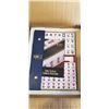 Image 3 : YELLOW MOUNTAIN CHINESE MAHJONG SET, JAPANESE MAHJONG SET, AND STACKABLE WOODEN ITALIAN STYLE CHECKE