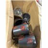 Image 8 : 2 BOXES OF ASSORTED GLASSES AND DINNER WARE
