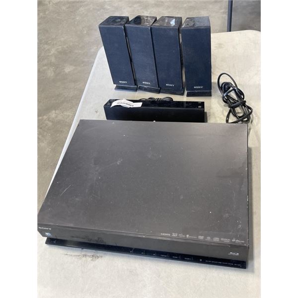 SONY BLU RAY HOME THEATRE SYSTEM WITH SPEAKERS