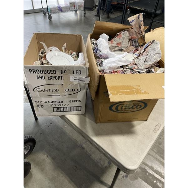 2 BOXES OF ESTATE CHINA