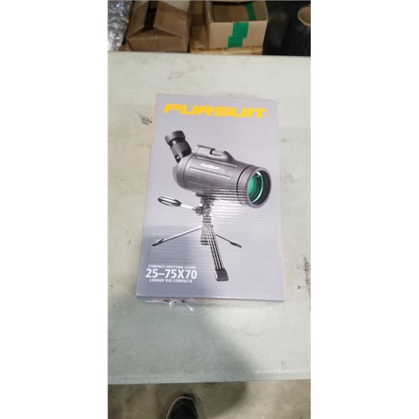 PURSUIT COMPACT SPOTTING SCOPE. 25-75X70.