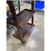Image 3 : 6FT DARK FINISH LADDER STYLE BOOKSHELF