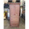 Image 1 : MAPLE CUSTOM BUILT WARDROBE CABINET, 88 INCH TALL, 36 WIDE AND 24 INCH DEEP
