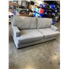 Image 1 : GREY FABRIC SOFA, VERY GOOD CLEAN CONDITION, NO RIPS OR TEARS