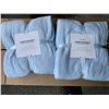 Image 1 : TWO NEW BLUE NOTES LIGHT SHERPA BLANKETS
