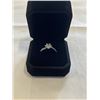 Image 2 : NEW PLATINUM PLATED 1.0 CT SIMULATED DIAMOND (CZ) SNOWFLAKE RING, RESIZEABLE