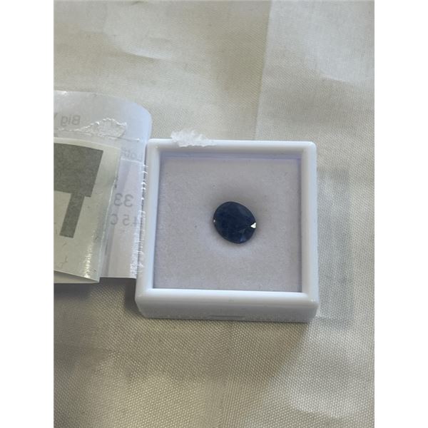 NEW 4.5 CT NATURAL BLUE SAPPHIRE GEMSTONE, UNTREATED, OVAL CUT, RETAIL $1350