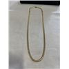 Image 2 : NEW 18K GOLD PLATED 5.0MM INTERLOCKING NECKLACE 23.5" LONG
