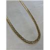Image 3 : NEW 18K GOLD PLATED 5.0MM INTERLOCKING NECKLACE 23.5" LONG