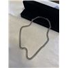 Image 1 : NEW PLATINUM PLATED 8.0MM CUBAN LINK NECKLACE 22" LONG