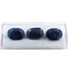 Image 3 : 18.83 CT CERTIFIED MIDNIGHT BLUE SAPPHIRE GEMSTONE PARCEL ($6,450 APPRAISAL)