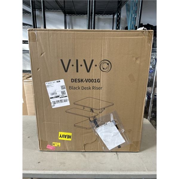 VIVO BLACK DESK RISER