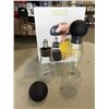 Image 2 : 2 BRAND NEW EPARE OIL AND VINEGAR GLASS JAR SETS