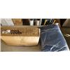 Image 1 : 2 SHOP SQUARE POOL COVERS. ONE IS 15' X 30' OVAL
