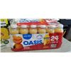 Image 3 : 6 1 LITRE FRESH N PURE PINEAPPLE JUICE AND 24 PACK OASIS ORANGE JUICE. A COUPLE MAY BE MISSING