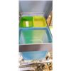 Image 2 : UNDER CABINET 3 PART WASTE & RECYCLING BIN SYSTEM