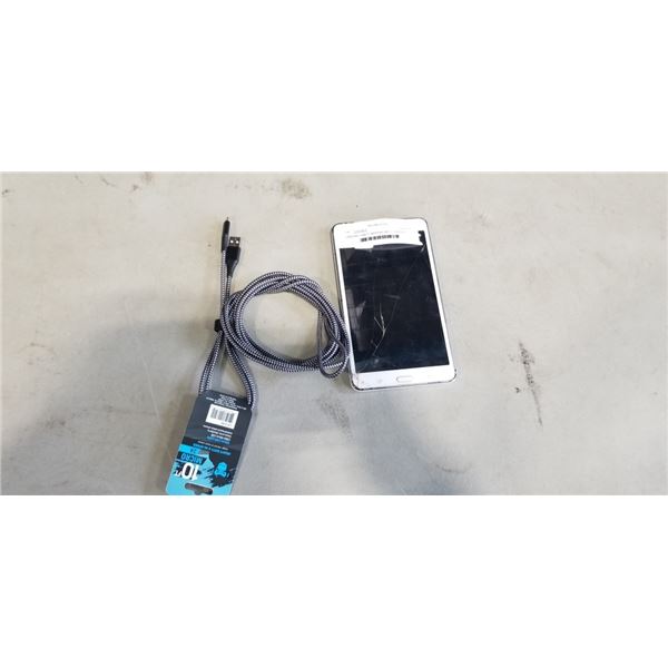SAMSUNG TABLET WORKING WITH CHARGER SCREEN CRACKED