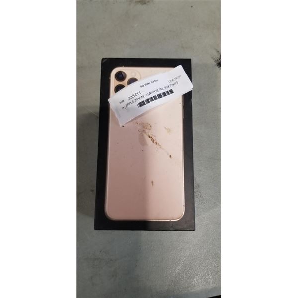APPLE IPHONE 13 WITH RETAIL BOX PARTS ONLY