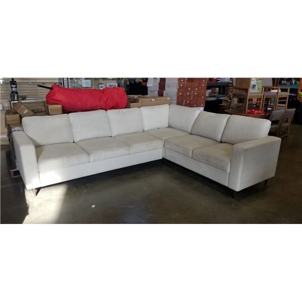 THOMASVILLE 3 PIECE L SHAPE SECTIONAL SOFA, IN GOOD CONDITION