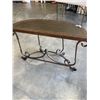 Image 4 : ASHLEY FURNITURE SOFA TABLE IN DARK BROWN FINISH