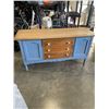 Image 1 : ANTIQUE PAINTED SERVING CABINET