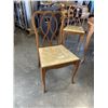 Image 5 : FRUITWOOD WALNUT DINING TABLE WITH 6 CHAIRS, ONE IS CAPTAINS CHAIR