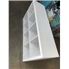 Image 2 : WHITE IKEA CUBICLE SHELF UNIT