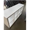 Image 3 : WHITE IKEA CUBICLE SHELF UNIT