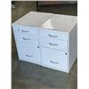 Image 1 : 2 THREE DOOR METAL CABINET