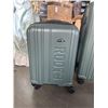 Image 3 : ROOTS GREEN 3PC HARDSIDE LUGGAGE SET, MIDDLE CASE HAS FREIGHT DAMAGE - RETAIL $269  CODE IS 333 FOR 