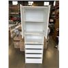 Image 2 : 2 DOOR STORAGE CABINET WITH 4 DRAWERS, 24 INCH WIDE, 73 INCH TALL, 16 INCH DEEP