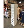 Image 2 : WHITE STORAGE CABINET WITH 4 DRAWERS, 15 INCH WIDE, 73 INCH TALL, 16 INCH DEEP