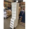 Image 3 : WHITE STORAGE CABINET WITH 4 DRAWERS, 15 INCH WIDE, 73 INCH TALL, 16 INCH DEEP