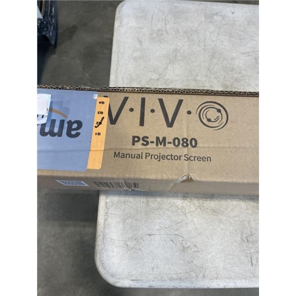 VIVO 80" MANUAL PROJECTOR SCREEN