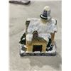 Image 5 : 6 VINTAGE MINIATURE CHRISTMAS VILLAGE BUILDINGS