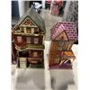 Image 2 : 7 VINTAGE MINIATURE VICTORIAN STYLE HOUSES