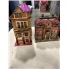 Image 3 : 7 VINTAGE MINIATURE VICTORIAN STYLE HOUSES