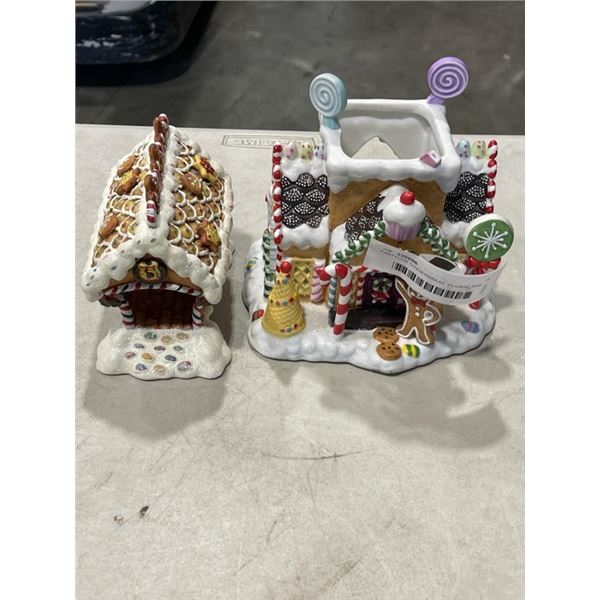 PARTYLITE GINGERBREAD VILLAGE AND GINERGBREAD HOUSE