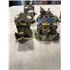 Image 4 : 8 VINTAGE CHRISTMAS MINIATURE BUILDINGS