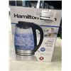 Image 1 : HAMILTON BEACH 1.7L GLASS ELECTRIC KETTLE - TESTED WORKING