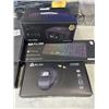 Image 2 : KLIM ITEMS INCLUDING MISTRAL LAPTOP COOLER, BOOMBOX, CHROMA KEYBOARD, PORTABLE CD PLAYER, AND PORTAB