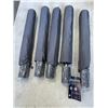 Image 1 : 5 NEW GRAY 42" ARC UMBRELLAS