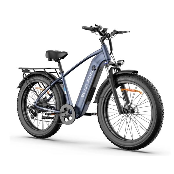 BLUTRON EB880 ELECTRIC FAT TIRE BIKE 750W MOTOR/ UP TO 80KM BATTERY RANGE, 32KM TOP SPEED - TESTED W